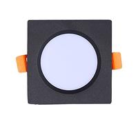 DLHH Foco empotrable de Techo Cuadrado de Aluminio, Panel de luz Empotrado, luminaria LED, bañadores de Pared Simples y de bajo Consumo para baño, Pasillo, Cocina Clase energética A+