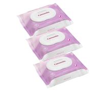 Dliplus Toallitas Desmaquillantes con Camomila, Piel Normal y Mixta, Cara y Ojos, 25 Unidades, Pack de 3