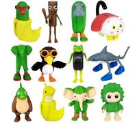 Dlishka Italian Brainrot Figuras Juego de 8, Divertidas Figuras de Juguete Tralalero Tralala para niños y Adultos, Tiburones, Mono y más, Fans de los Juegos a Partir de 6 años. (I-12 Unidades)