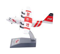 DLKMTIND Modelo De Aleación A Escala 1:200 para Cal Fire Lockheed C-130H Hercules C5 L-182 Diecast Aircraft Collectible Model N118Z