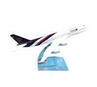 DLKMTIND Modelo De Avión De Metal Fundido Presión para Boeing 747 De Thai Airways,Modelo De Avión Prefabricado Escala 1:400,avión Individual