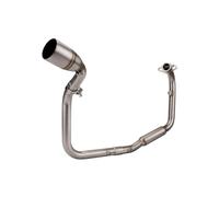DLKUMPHEZ Tubo conexión 51 mm Compatible con Benelli TNT125, TNT135 | Slip-On Modify Mid Link Pipe Connecting 51mm Muffler