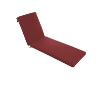 DLLDLGG Cojín para Tumbona De Exterior, 183x53cm/193x56cm/203x66cm, Resistente Al Agua Y A La Decoloración, para Tumbonas De Piscina, con Funda Extraíble Y Lazos Antideslizantes para Patio Y Jardín