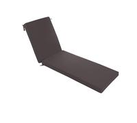 DLLDLGG Cojín para Tumbona De Exterior, 183x53cm/193x56cm/203x66cm, Resistente Al Agua Y A La Decoloración, para Tumbonas De Piscina, con Funda Extraíble Y Lazos Antideslizantes para Patio Y Jardín