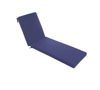 DLLDLGG Cojín para Tumbona De Exterior, 183x53cm/193x56cm/203x66cm, Resistente Al Agua Y A La Decoloración, para Tumbonas De Piscina, con Funda Extraíble Y Lazos Antideslizantes para Patio Y Jardín