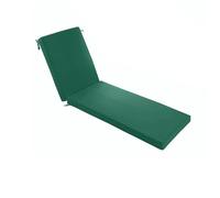 DLLDLGG Cojín para Tumbona De Exterior, 183x53cm/193x56cm/203x66cm, Resistente Al Agua Y A La Decoloración, para Tumbonas De Piscina, con Funda Extraíble Y Lazos Antideslizantes para Patio Y Jardín