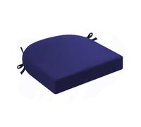 DLLDLGG Cojines En Forma De U para Sillas De Mimbre Cocina O Terraza, Tela Resistente A La Intemperie Y A La Decoloración, con Cintas De Sujeción Y Funda De Bajo Mantenimiento