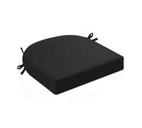 DLLDLGG Cojines En Forma De U para Sillas De Patio Y Exterior, Comodidad para Todo Clima, Acolchado De Poliéster 5 Cm con Cintas De Sujeción Seguras Y Cremallera Oculta
