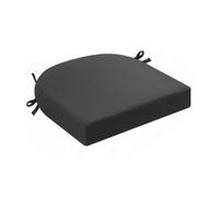 DLLDLGG Cojines Impermeables En Forma De U para Sillas De Exterior Patio Y Comedor, Cojín Ergonómico Y Transpirable con Diseño Liso Resistente A La Decoloración Y Funda Extraíble