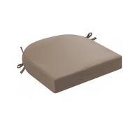 DLLDLGG Cojines Impermeables En Forma De U para Sillas De Exterior Patio Y Comedor, Cojín Ergonómico Y Transpirable con Diseño Liso Resistente A La Decoloración Y Funda Extraíble