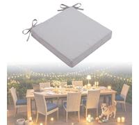 DLLDLGG Cojines Impermeables para Asientos De Exterior, Cojín Reversible para Sillas De Patio con Cintas Antideslizantes Y Funda Extraíble, Almohadones para Muebles De Comedor De Jardín