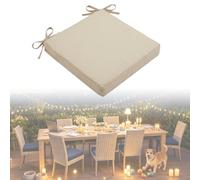 DLLDLGG Cojines Impermeables para Asientos De Exterior, Cojín Reversible para Sillas De Patio con Cintas Antideslizantes Y Funda Extraíble, Almohadones para Muebles De Comedor De Jardín