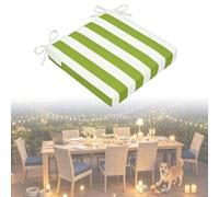 DLLDLGG Cojines Impermeables para Asientos De Exterior, Cojín Reversible para Sillas De Patio con Cintas Antideslizantes Y Funda Extraíble, Almohadones para Muebles De Comedor De Jardín