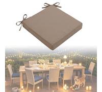 DLLDLGG Cojines Impermeables para Asientos De Exterior, Cojín Reversible para Sillas De Patio con Cintas Antideslizantes Y Funda Extraíble, Almohadones para Muebles De Comedor De Jardín