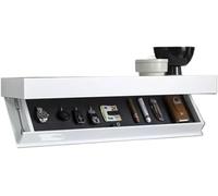 DLLDQBD Estante De Pared Flotante Oculto con Compartimento Secreto: Moderno Estante Seguro Montado En La Pared para Dormitorio, Sala De Estar Y Oficina, Ideal para Almacenamiento Oculto(Color:Blanco)