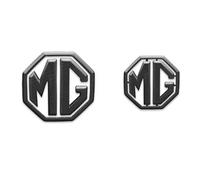 DLLHL Coche Emblema para MG HS 2018-2024, Insignia Logo Adhesivo 3D de Metal para Coche Piezas para Coche,Carbon Fiber