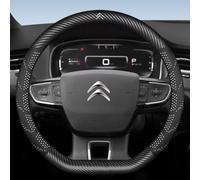DLLHL Funda Volante para Citroen Jumpy XL M XS 2016-2024 2025,Cuero de Nappa Cubierta de Volante Agradable a Tacto Antideslizante Deportivo Duradera Cubre Volante Accesorios Coches Interior
