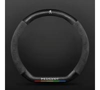 DLLHL Funda Volante para Peugeot Traveller L3 2016-2024 2025,Cuero de Nappa Cubierta de Volante Agradable a Tacto Antideslizante Deportivo Duradera Cubre Volante Accesorios Coches Interior