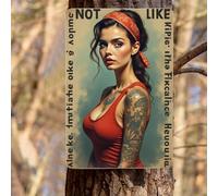 DLLIGTT Letrero de metal vintage con texto en inglés «Fitness Girl», «Not Fragile Like A Flower» «Fragile Like A Bomb», letrero de metal inspirador para pared, pub, bar, decoración del hogar, 8 x 12