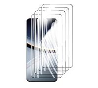 DLMTVO 4PCS Protectores de Pantalla, para Xiaomi Poco F7, 6.83 "Cristal de Vidrio Templado 9H Aluminio Alto Anti arañazos Case Friendly Fingerprint (Negro)