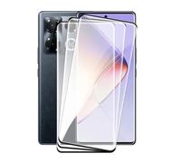 DLMTVO para Infinix Note 40 Pro 4G 5G, 3PCS Vidrio Templado, para Infinix Note 40 Pro Plus, Protector de Pantalla 3D Tapa Curva de Cristal Completo