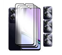 DLMTVO para Realme Note 60, película Protectora de Pantalla 2.5D de Tapa Completa de Vidrio Templado 6in1