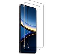 DLMTVO Vidrio Templado de 2 Piezas, para Poco F7 Pro Ultra, película Protectora de Pantalla de Vidrio Templado