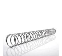 DLNTXFDG 1 Resorte de compresión de Acero Inoxidable de 305 mm de Largo, diámetro de Alambre de 0,3-4 mm.(1x14x305mm)