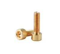 DLNTXFDG 2 uds ~ 50 Uds DIN912 Tornillos de Cabeza Hexagonal de latón Puro Tornillo de Cabeza de Llave Allen(25mm,M4 (10Pcs))