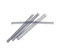 DLNTXFDG Resorte de presión de compresión Larga de Acero de 65 MN con diámetro de Alambre de 2,0 mm y Longitud de 150 a 500 mm.(300mm (1Pcs),15mm)