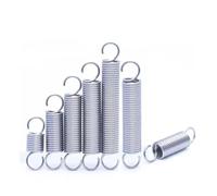 DLNTXFDG Resorte de tensión en Espiral con Gancho en S de Acero Inoxidable 304, diámetro del Alambre: 1,0 mm, diámetro Exterior: 6 mm/8 mm, Longitud: 20 mm-120 mm(30mm (5Pcs),8mm)