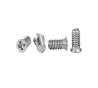 DLNTXFDG Tornillo Empotrado en Cruz avellanado Fino de diámetro de Cabeza pequeño de Acero Inoxidable M6 304(20pcs M6X20X8)
