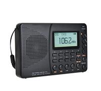DLOETT - Radio digital portátil con pantalla LCD FM AM SW con función de memoria de apagado de altavoz