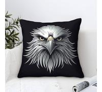 DLONIRPEX Águila Fundas Cojines Decorativa Juego De 1 Funda De Almohada Poliéster Cuadradas Un Detalle Romántico para La Persona Que Amas 50x50cm