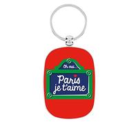 DLP - Llaveros OPAT Placa de París, Llavero Porta Llaves, Multicolores, L