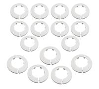 DLPRK 10 piezas Tapa De Tubo De Radiador Anillo De Plástico Tapón Fundas Decorativas de Tubería De Calefacción Tapones para Tubos Embellecedor Rosetas Collar Guirnalda cubre radiadores para radiador
