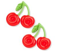 DLPRK 2er Set Flotador de Cereza con Porta Bebidas, para Piscina, Playa y Bar