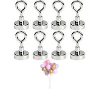 DLPRK 8 Piezas Peso Magnético para Globos, Soporte Reutilizable para Decoración de Bodas y Fiestas