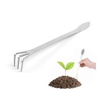 DLPRK Herramientas Bonsai con Mango Largo, Rastrillo Raíz con 3 Púas, Kit, y Rastrillo Jardin para Plantas Jardinería, Aflojando Suelo, Mango Ergonómico, Bonsai Ideal para Principiantes