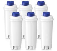 DLSC002 - Filtro de agua de repuesto compatible con cafetera DeLonghi (paquete de 6)