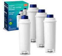 DLSC002 - Filtro de agua de repuesto para máquinas de café De'longhi, filtro suavizante de agua de carbón activado, compatible con Magnifica Evo, Dinamica, Eletta, ECAM, ESAM, ETAM, BCO410/420, EC680