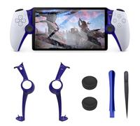 DLseego De Mano Decorativa Tira Funda para Portal PS,Recambio Carcasa Cubierta con 2PCS Pulgar Agarre Tapas para PlayStation Portal Remote Player Mango,Morado