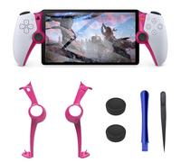 DLseego De Mano Decorativa Tira Funda para Portal PS,Recambio Carcasa Cubierta con 2PCS Pulgar Agarre Tapas para PlayStation Portal Remote Player Mango,Rosa