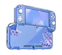 DLseego Funda Protectora Compatible con Nintendo Switch Lite, Funda de rígida PC para Nintendo Switch Lite, Funda Transparente Switch Lite con diseño antiabrasión y antiarañazos, Lavanda