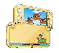 DLseego Funda Protectora para Nintendo Switch Lite de Policarbonato Duro Transparente Antigolpes para Diseño de Cruce de Animales