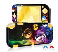 DLseego Funda Protectora para Switch Lite,Duro PC Funda Protectora con Tapas para el Pulgar Antiarañazos y A Prueba de Golpes Cover Carcasa Compatible con Switch Lite-Duende Pelotas Lite