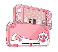 DLseego Funda Protectora para Switch Lite, Funda rígida Transparente de policarbonato con diseño Dividido, a Prueba de Golpes, antiarañazos, Accesorios para Switch Lite y Joycon Controller - Bonita