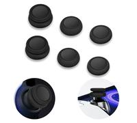 DLseego Thumbstick Agarre Tapas para PlayStation Portal,Antideslizante Suave Silicona Pulgar Stick Tapas Anti-Huellas Mando Puños 6PCS Pulgar Puño Tapa para PS Portal-Negro