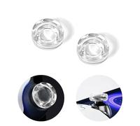 DLseego Thumbstick Agarres para PlayStation Portal,Transparente Suave Silicona 2PCS Pulgar Palillo Agarre Tapas Anti-Huellas Joystick Tapas Cubierta Compatible con PlayStation Portal Remote Player