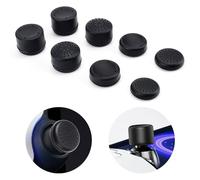 DLseego Thumbstick Grip Caps para PlayStation Portal,Protección Total Antideslizante &Anti-Rayaduras&Antihuellas Cubierta del Mando 8 Tapas de Agarre del Pulgar para PS Portal Remote Player-Negro